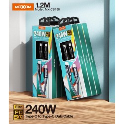 Cable Dato Tipo C a Tipo C 240W 1,2m MX-CB158